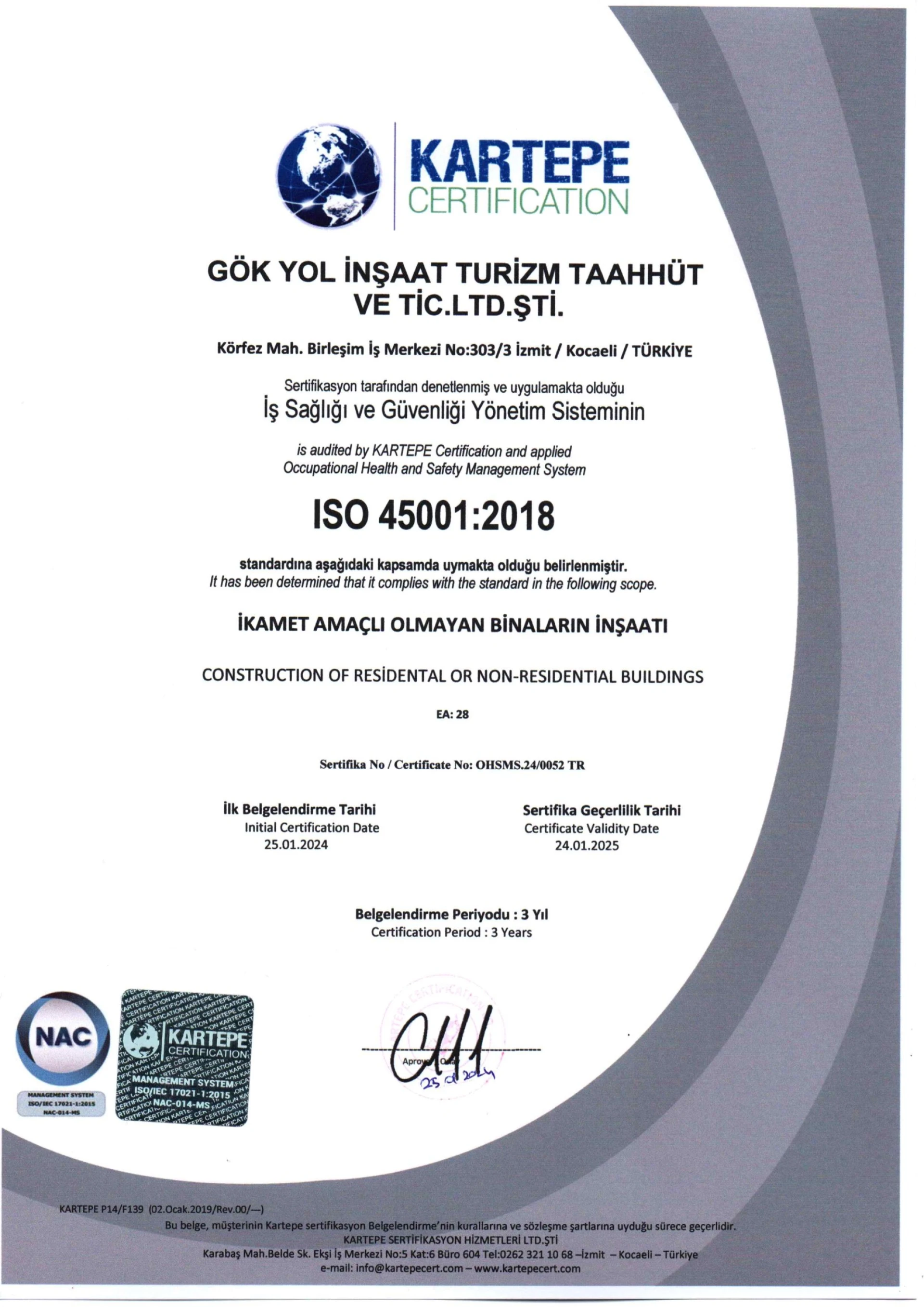 ISO 45001 : 2018