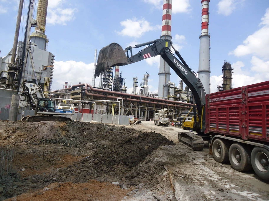 TÜPRAŞ HRSG TEMELİ İNŞAATI