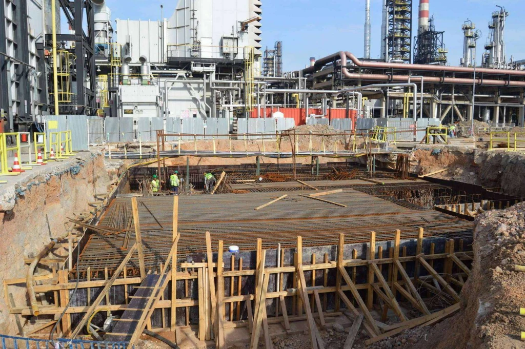 TÜPRAŞ HRSG TEMELİ İNŞAATI