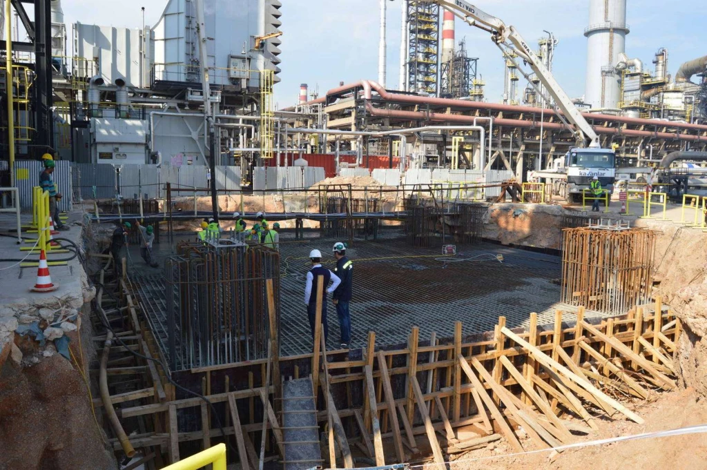 TÜPRAŞ HRSG TEMELİ İNŞAATI