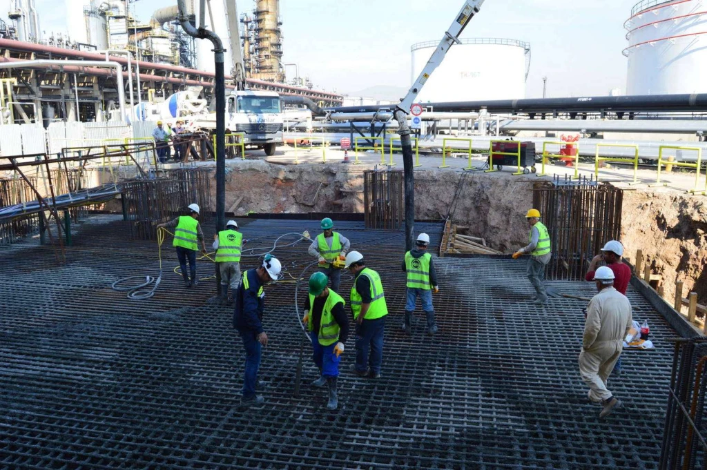TÜPRAŞ HRSG TEMELİ İNŞAATI